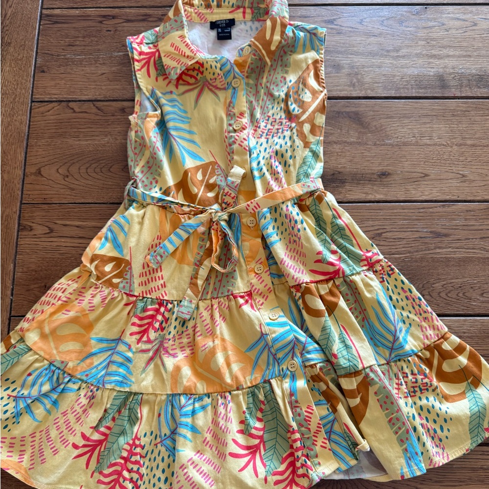FOREVER 21 KIDS Safari-Style Dress | Size 7/8